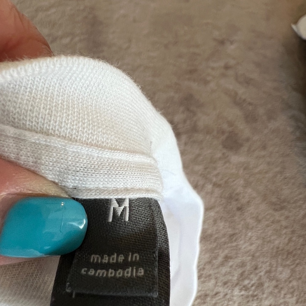 Stella McCartney Athletic Shirt White Long Sleeve - Picture 3 of 4